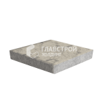 Тротуарная плитка Ромб 3Д, аляска, 6 см