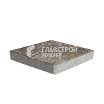 Тротуарная плитка Ромб 3Д, степь с мраморной крошкой, 6 см